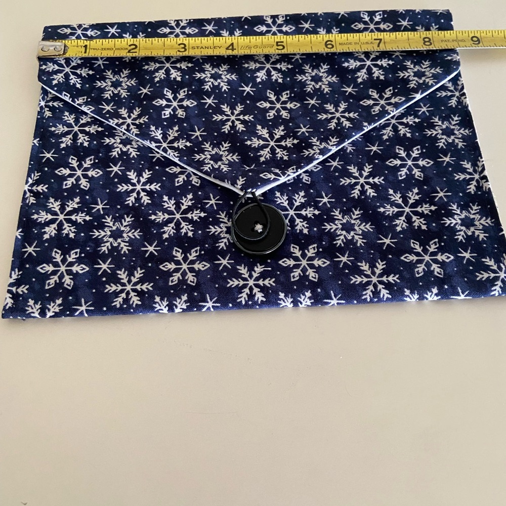 CUTE SNOWFLAKE PATTERN ENVELOPE POUCH - Picture 5 of 6